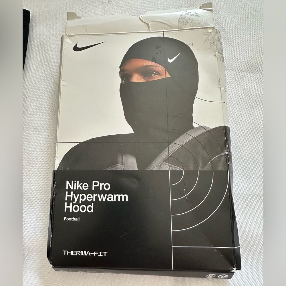 Nike Pro Hyperwarm hood football therma-fit OSFM NIP